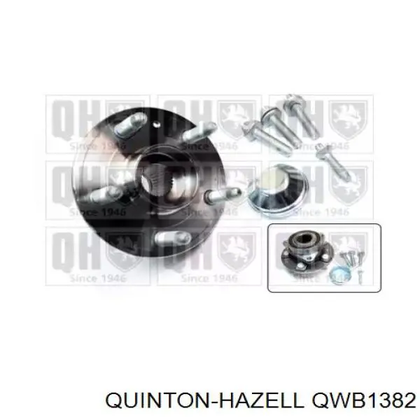 Ступица передняя QWB1382 QUINTON HAZELL