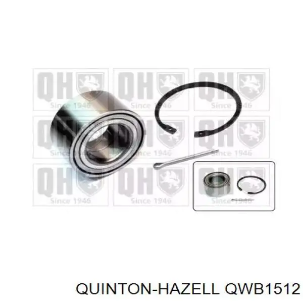 Подшипник ступицы QWB1512 QUINTON HAZELL