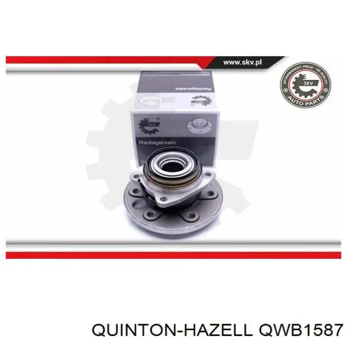 Ступицы задних колес QUINTON HAZELL QWB1587 цена, от 141.54 USD