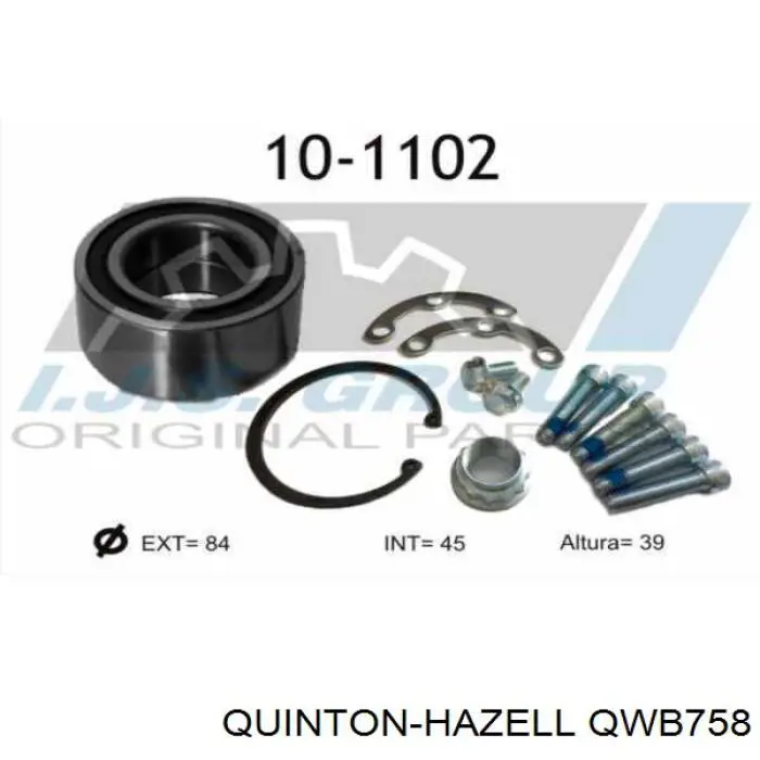 Подшипник ступицы PW45850441CS PFI