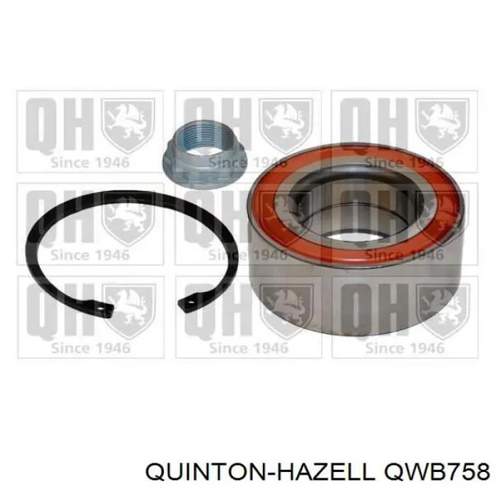 Подшипник ступицы QWB758 QUINTON HAZELL