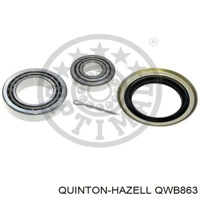 QWB863 QUINTON HAZELL Подшипник ступицы передней