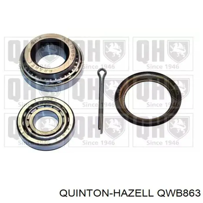 Комплект подшипника ступицы колеса QUINTON HAZELL QWB863 цена, от 10.48 USD