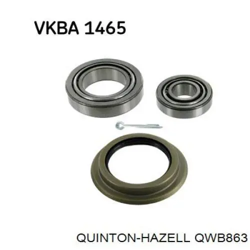 Комплект подшипника ступицы колеса QUINTON HAZELL QWB863 цена, от 10.48 USD