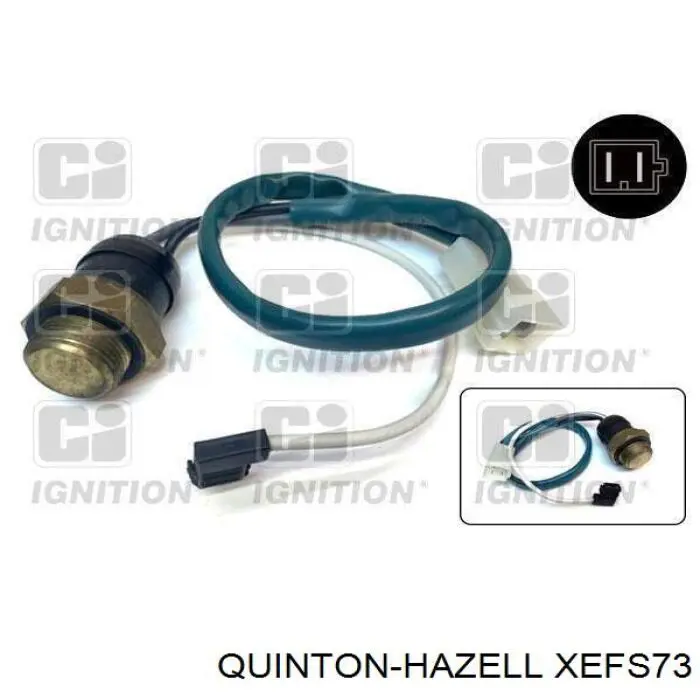 XEFS73 QUINTON HAZELL датчик температуры охлаждающей жидкости (включения вентилятора радиатора)