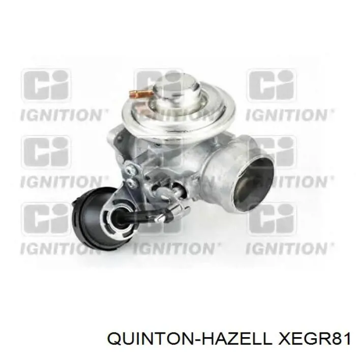 Клапан EGR, рециркуляции газов QUINTON HAZELL XEGR81