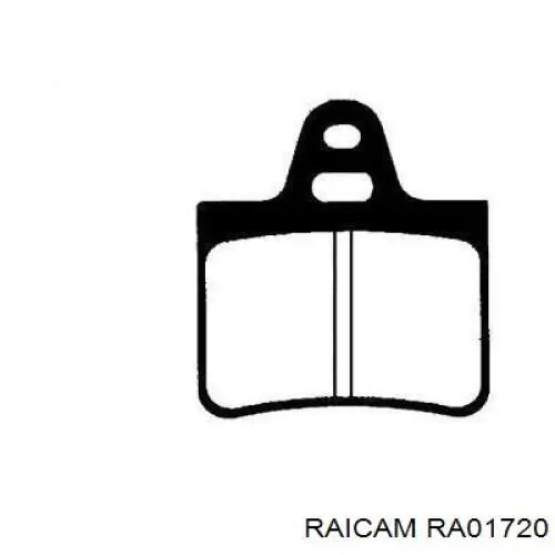 Задние тормозные колодки RA01720 Raicam