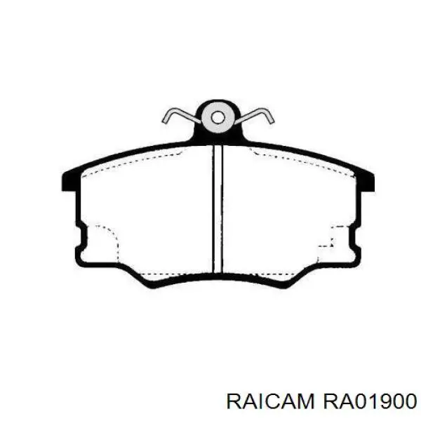 RA01900 Raicam колодки тормозные передние дисковые