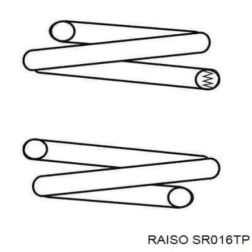 Задняя пружина SR016TP Raiso