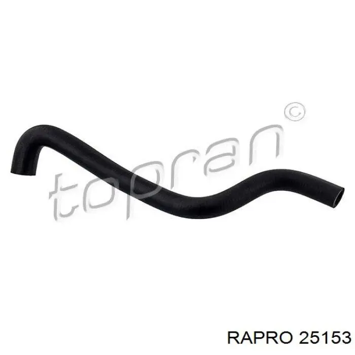 25153 Rapro шланг радиатора отопителя (печки, подача)