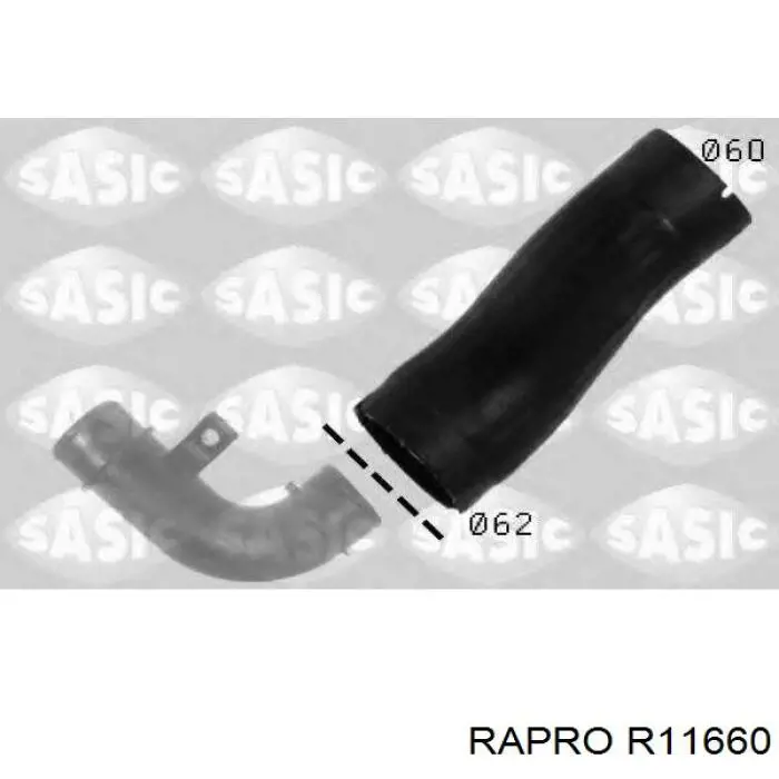 R11660 Rapro Патрубок интеркуллера
