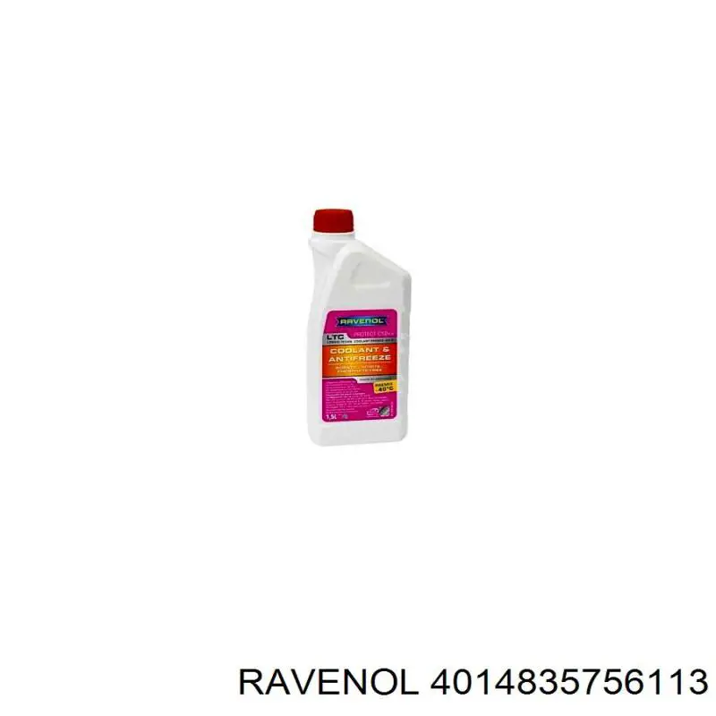 Антифриз Ravenol LTC Lobrid Technology Coolant Premix Фиолетовый -40 °C 1.5л (4014835756113)
