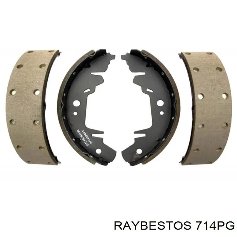 714PG Raybestos колодки тормозные задние барабанные