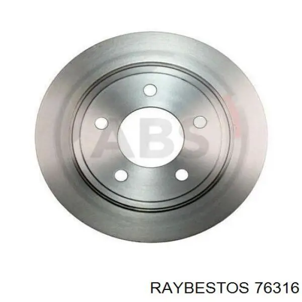 76316 Raybestos диск тормозной задний
