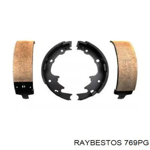 Купить 000614SX Stellox Задние барабанные тормозные колодки