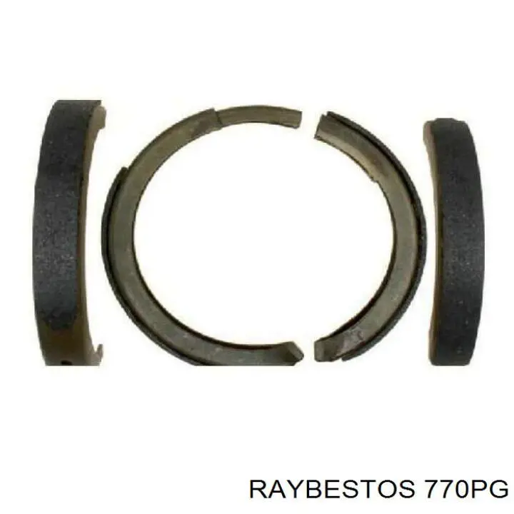 Колодки ручника (стояночного тормоза) Raybestos 770PG