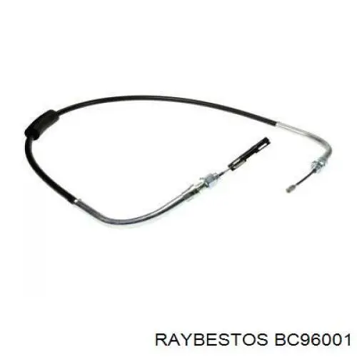 BC96001 Raybestos трос ручного тормоза задний правый