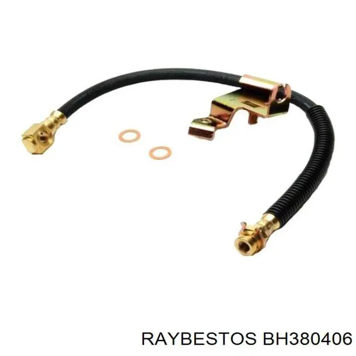 BH380406 Raybestos шланг тормозной задний