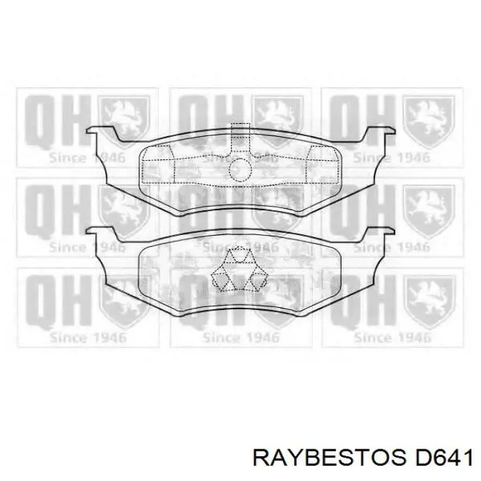 D641 Raybestos задние тормозные колодки