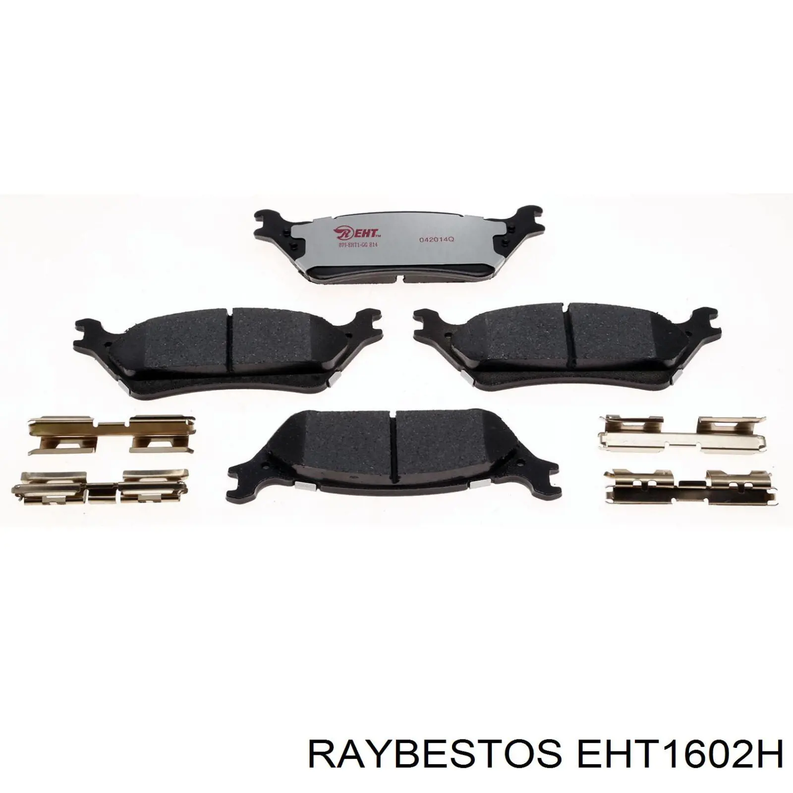 EHT1602H Raybestos колодки тормозные задние дисковые