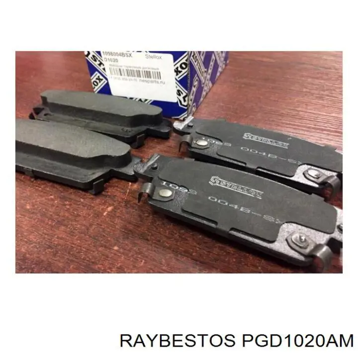 PGD1020AM Raybestos колодки тормозные задние дисковые