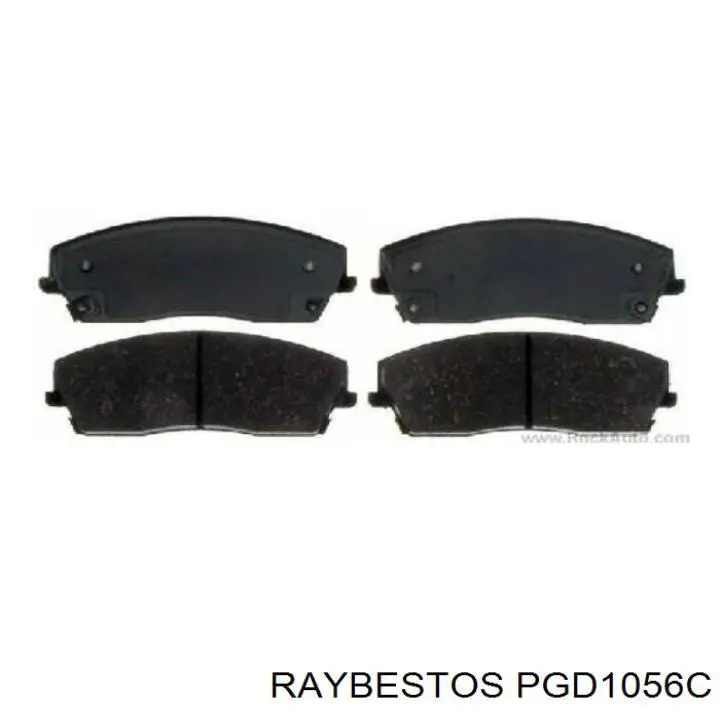 Передние тормозные колодки PGD1056C Raybestos