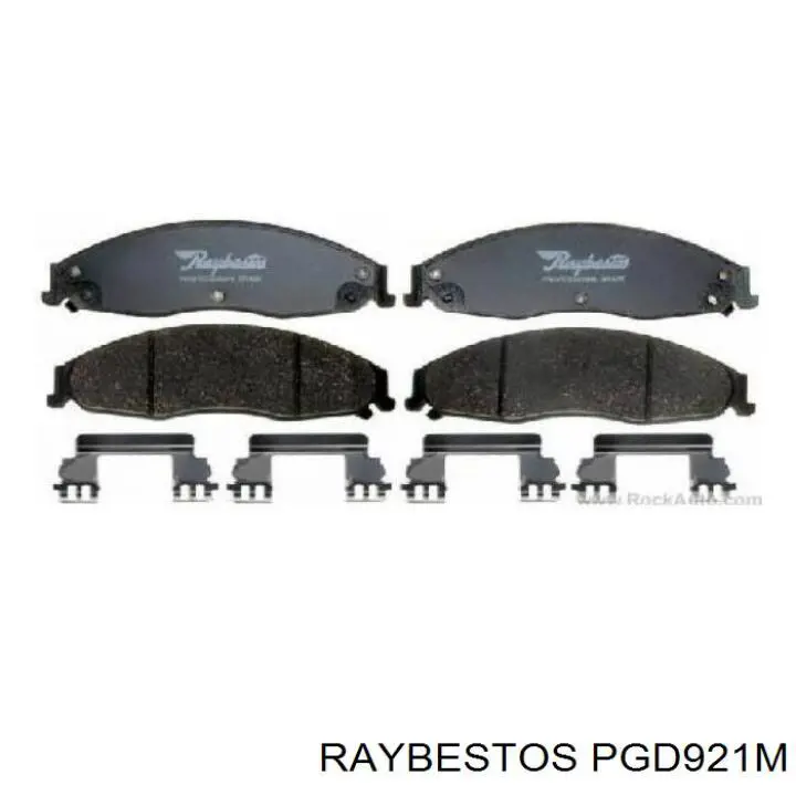 PGD921M Raybestos колодки тормозные передние дисковые