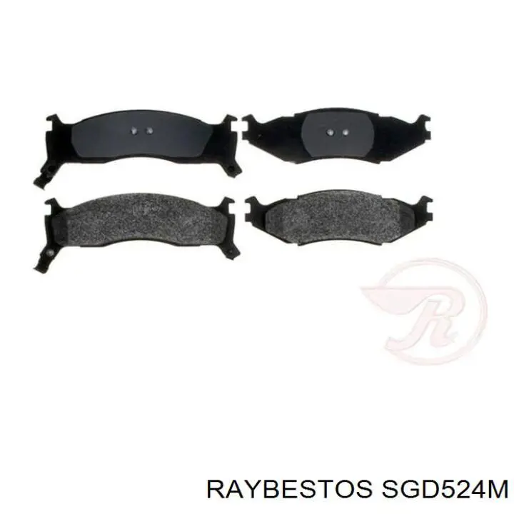 Передние тормозные колодки SGD524M Raybestos