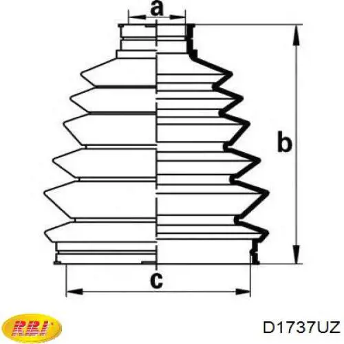  RBI D1737UZ цена, от 7.85 USD