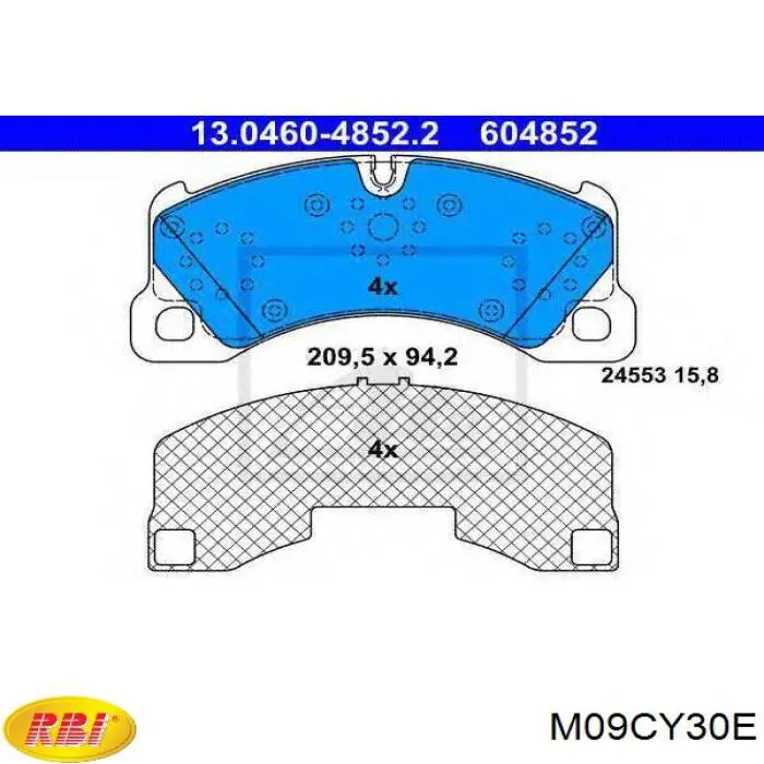 Купить M09CY30E RBI Задняя втулка двигателя
