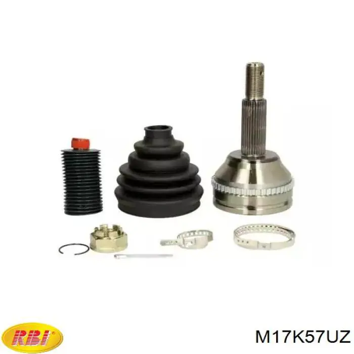 Пыльник ШРУСа наружный M17K57UZ RBI