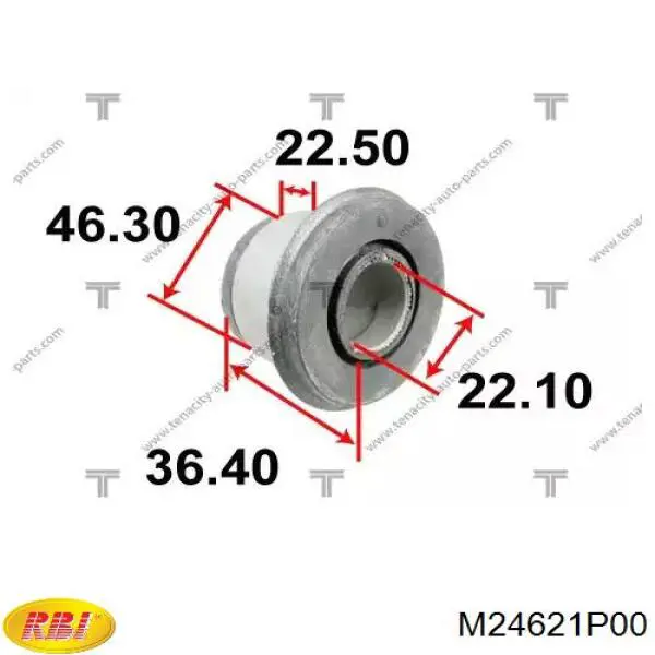 Сайлентблок верхнего рычага передней подвески RBI M24621P00 цена, от 6.32 USD
