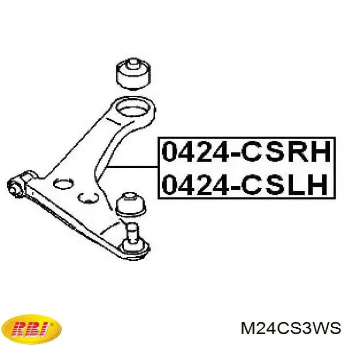 Сайлентблок передней подвески RBI M24CS3WS цена, от 5.49 USD
