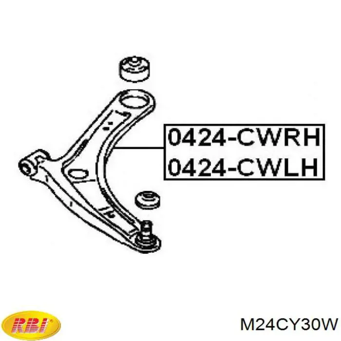 Сайлентблок передней подвески RBI M24CY30W цена, от 7.47 USD