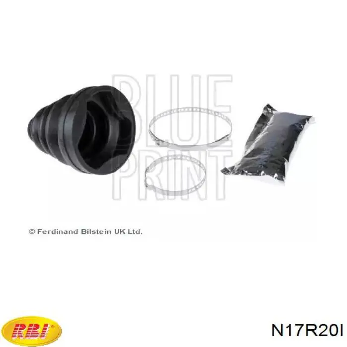 Пыльник ШРУСа внутренний N17R20I RBI
