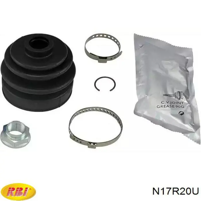 Пыльник ШРУСа наружный N17R20U RBI