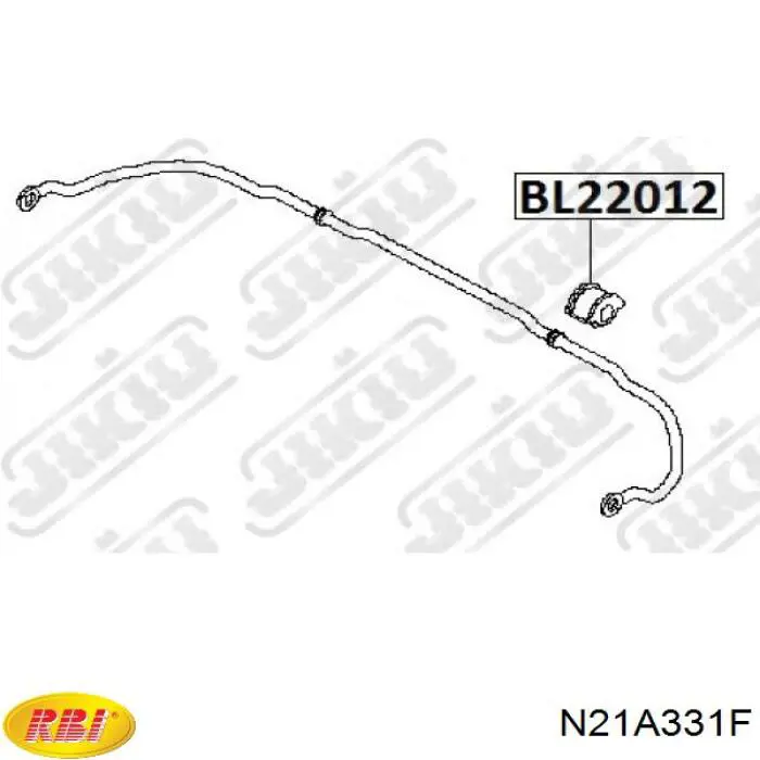 Втулка переднего стабилизатора N21A331F RBI