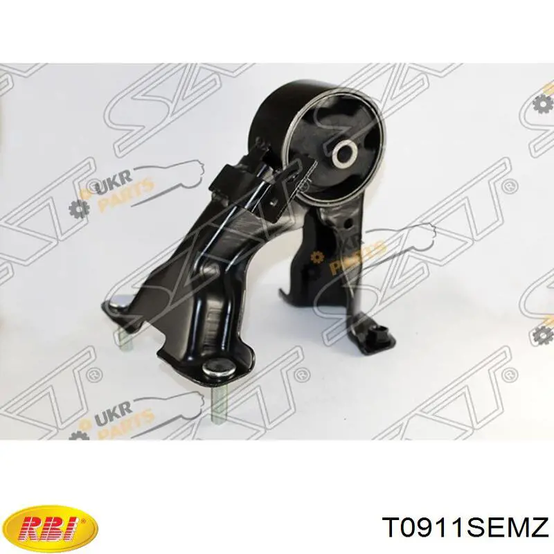 T0911SEMZ RBI coxim (suporte traseiro de motor)