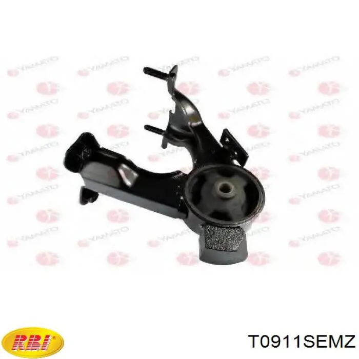 Coxim (suporte) traseiro de motor 1237174610 Toyota
