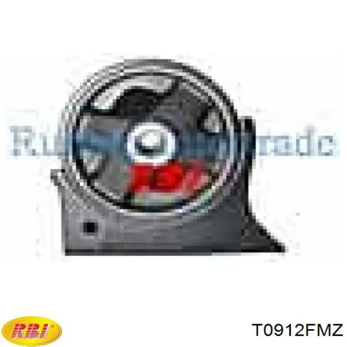 T0912FMZ RBI coxim (suporte esquerdo dianteiro de motor)