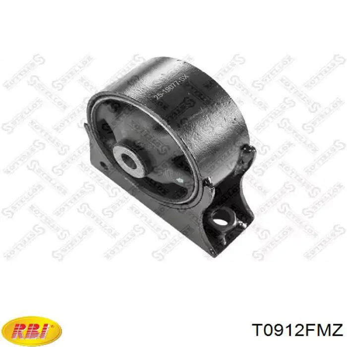 T0912FMZ RBI Подушка (опора) двигателя левая передняя