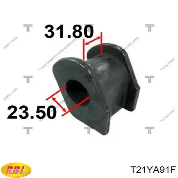 Втулка стабилизатора переднего T21YA91F RBI