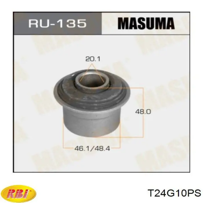 T24G10PS RBI Сайлентблок нижнего переднего рычага
