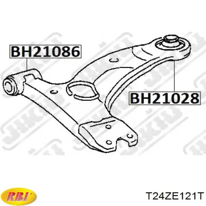 T24ZE121T RBI Сайлентблок нижнего переднего рычага
