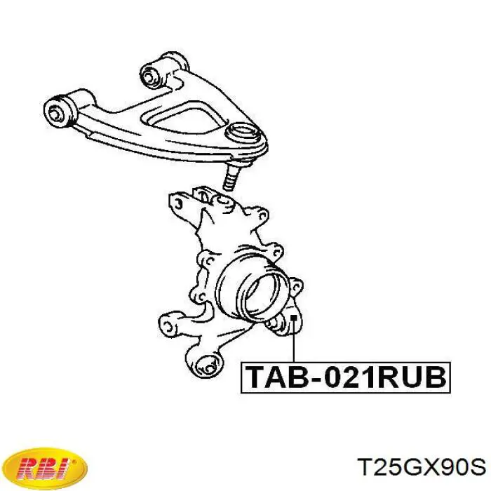 Сайлентблок заднего кулака RBI T25GX90S цена, от 13.62 USD