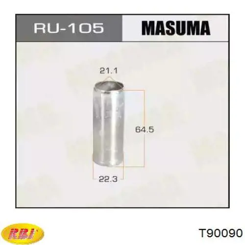 Купить T90090 RBI Сайлентблок нижний передней подвески