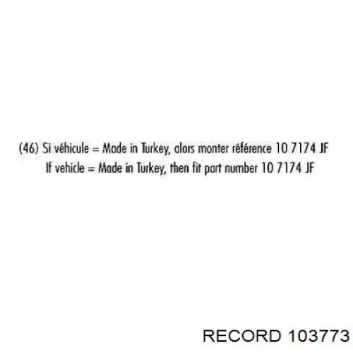 103773 Record амортизатор передний