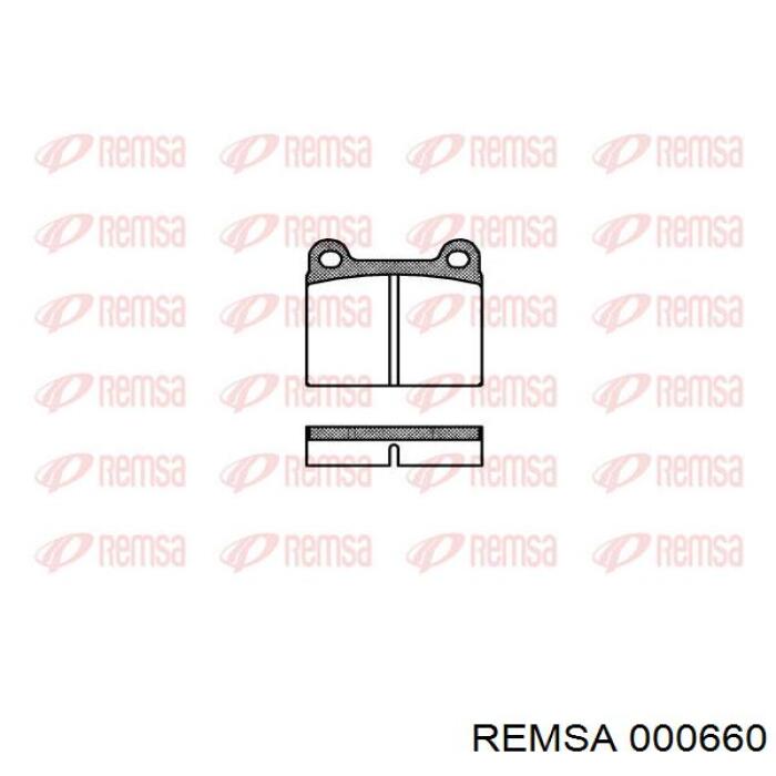 Колодки дисковые  Remsa 000660 цена, от 10.55 USD