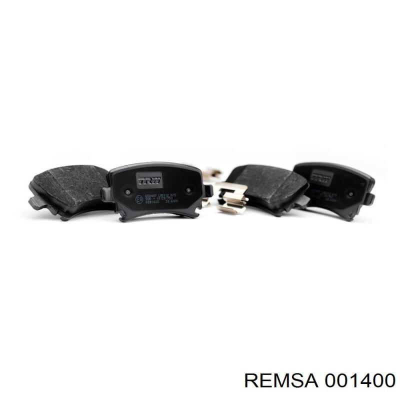 Передние тормозные колодки 001400 Remsa