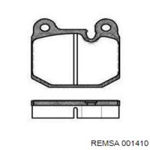 Передние тормозные колодки 001410 Remsa